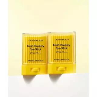 NATURE REPUBLIC [2pack] 캘리포니아 알로에 보송 선스틱 SPF50+ PA++++