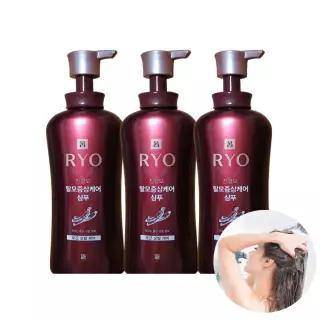 려 진결모 탈모증상케어 샴푸 모근모발케어 490ml 3개