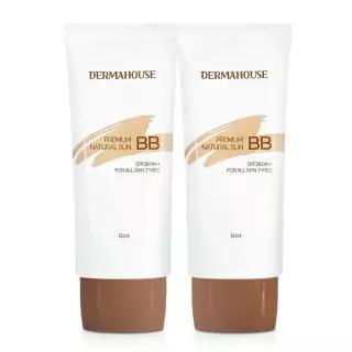 내츄럴 썬비비크림50mlx2개/자외선차단 잡티&결점커버