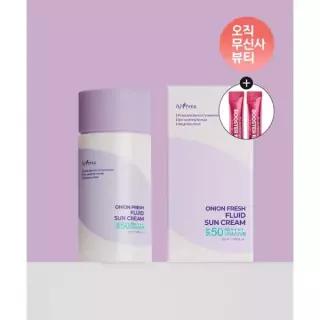 ISNTREE 어니언 프레쉬 플루이드 선크림 50ml 증정: 플럼 부스터 2ml 2EA
