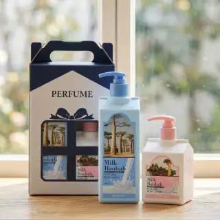 [샤워볼증정] 밀크바오밥 퍼퓸 바디 선물세트 (바디워시500ml+로션250ml+샤워볼) 3종 택1 115541