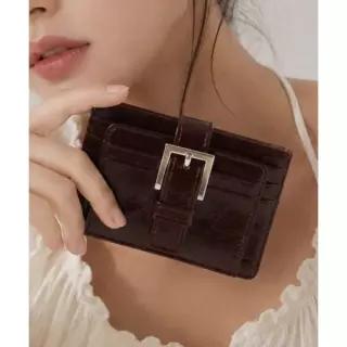 마틴콕스 Buckle Card Wallet - Chocolate