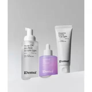 매장정품 DEMAF [지성/복합성] 트러블 진정 루틴(만능기초 라이트 155ml 1개+판테놀 10% 앰플 60ml 1개+크