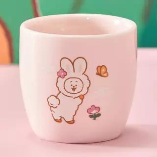 라인프렌즈 BT21 RJ K-토끼 자기 미니 잔