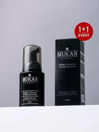 무칸 남성청결제 70ml / 블랙앰버 향수를 뿌린듯한 세정제 피부유해균 감소율 99.9% 1031116