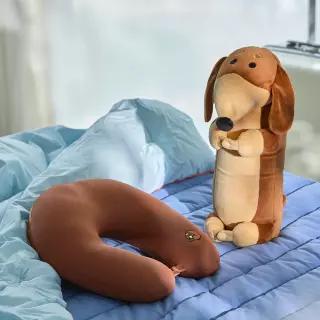 라인프렌즈 조구만 우디 투게더 목베개