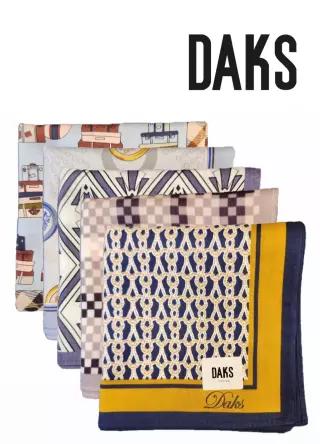 닥스 DAKS 남자 손수건5종 택 1PC2453