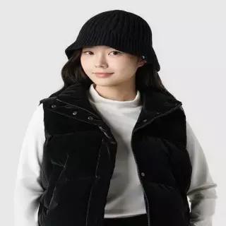 르꼬끄 LE COQ SPORTIF 여성 니트 버킷햇 QQ322WCP91 BLACK 40B1792715 QQ322WCP91BLK