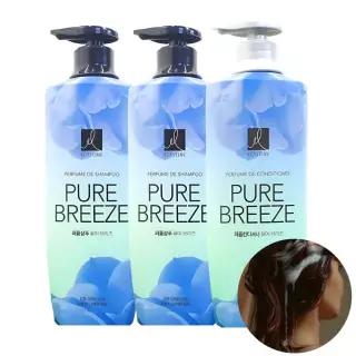 엘라스틴 퍼퓸 퓨어브리즈 샴푸 600ml 2개 + 컨디셔너 600ml