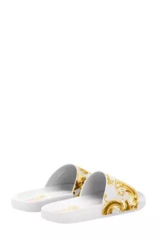 26SS 뮬 슬리퍼 80VA3SQ3ZS365G03 WHITE GOLD DOM