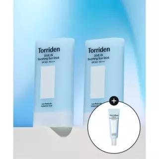 TORRIDEN [SET] 다이브인 모이스처 수딩 선스틱 19g x 2개 +선세럼 20ml