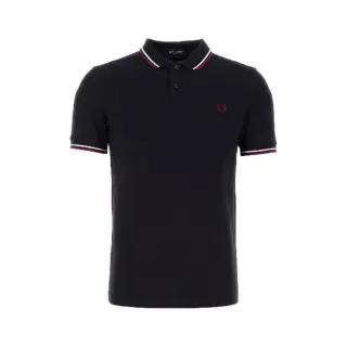 25SS 프레드페리 미드나이트 블루 piquet 폴로 셔츠 M3600T55 TP577391151