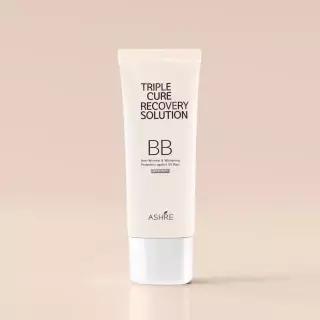 아쉬레 트리플 큐어 리커버리 솔루션 톤업 BB 블레미쉬 밤 비비크림 40ml
