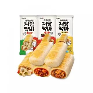 매장정품 HANKKIGO 한끼고 쫀득쫀득 저당떡바 15팩 (닭갈비5 피자5 불닭5)