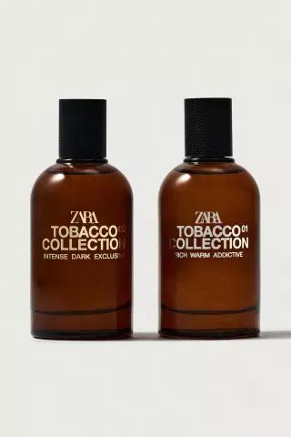 ZARA #TOBACCO INTENSE DARK EXCLUSIVE + RICH WARM ADDICTIVE 오드 뚜왈렛 2 X 100ML (3.4 FL.OZ)