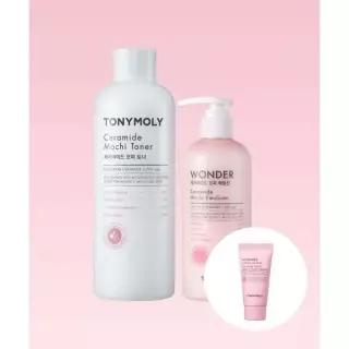 TONYMOLY 세라마이드 모찌 토너+에멀전(500ml+300ml) (+팩투폼 20ml)