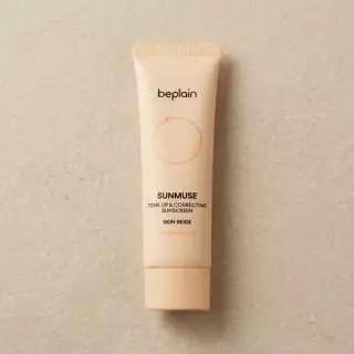 [NEW/내추럴톤업] 비플레인 선뮤즈 톤업 앤 코렉팅 선크림 스킨 베이지 50ml