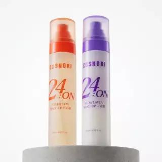 [24H 완벽고정] 코스노리 24온 메이크업 픽서 120ml (파워스테이/글로우레이어)