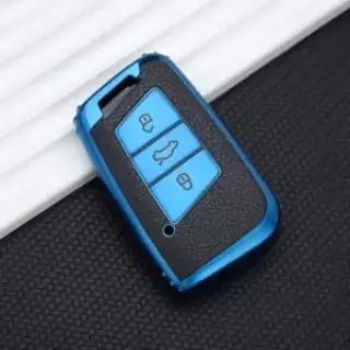 폭스바겐 파사트 B8 CC 아테온 마고탄 GTE 스코다 파비아 슈퍼브 A7 코디악용 TPU 가죽 자동차 키 커버