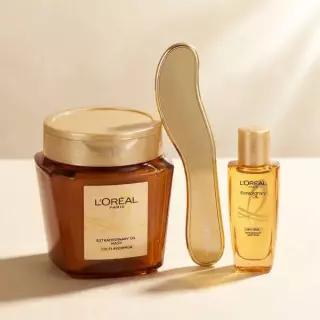 [한소희 헤어팩ㅣ+오일스패츌러 한정구성] 로레알파리 오일 마스크팩 250ml 단품/기획 (트리트먼트 겸용)