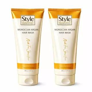 모로칸 아르간 헤어팩 극손상 물미역 트리트먼트 200ml 2개