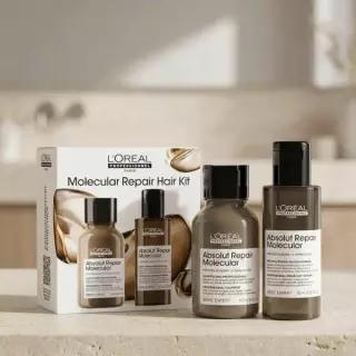 로레알 프로페셔널 앱솔루트 리페어 몰큘러 2종 세트(샴푸 100ml+워터 트리트먼트 75ml)