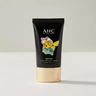 AHC 마스터즈 아쿠아 리치 선크림 50ml 1+1 기획 (포켓몬기획/일반기획)