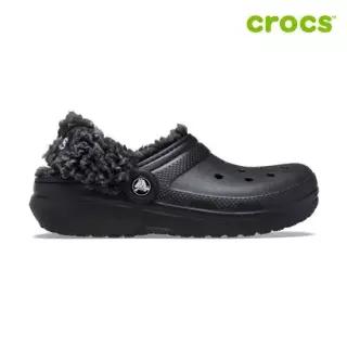 크록스 클래식 플리스 라인드 클로그 키즈 아동 털샌들 212856-001_1