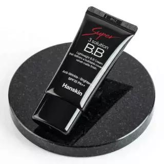 [산뜻뽀송/매끈] 한스킨 수퍼 쓰리 솔루션 비비 크림 30g 기획 (+쫀쫀스펀지 6P)