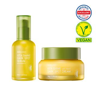 베르가모 청귤 비타 샤인 잡티 세럼 50ml + 크림 50g 2종 세트