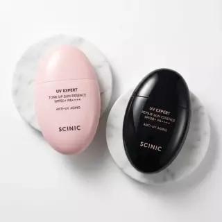 SCINIC UV 엑스퍼트 선에센스 톤업+리페어 2종