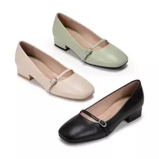론칭가 174,000원 에스콰이아 여성 루아 스트랩 펌프스 FFHP667_669 409070
