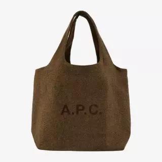 니논 울 니트 토트백 WOATC M61565 CAA BROWN