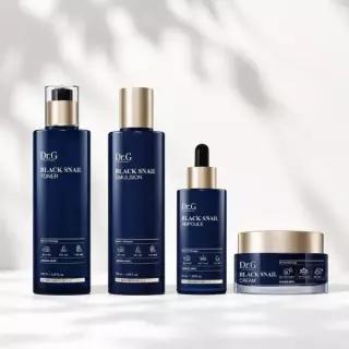 닥터지 DR.G 블랙스네일 프레스티지 4종 풀 선물세트 (토너150mL, 에멀전150mL, 앰플50mL, 크림50mL)