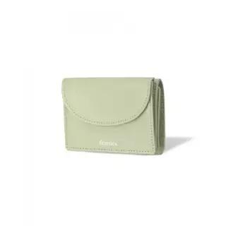 FENNEC CRINKLE HALFMOON MINI 지갑 - PISTACHIO