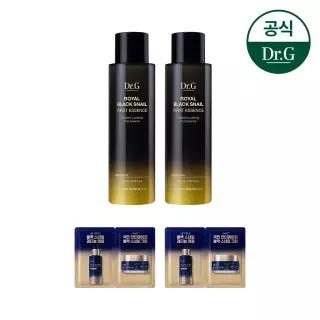 로얄 블랙 스네일 퍼스트 에센스 165ml 2개 (증)블랙스네일 2열 샘플 2매