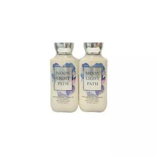 Bath  Body Works and Moonlight Path 슈퍼 스무스 로션 세트 여성용 선물 226.8g(8온스) -2팩 (문라이트