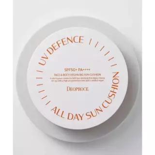 DEOPROCE 비건 유브이 디펜스 올 데이 선 쿠션 25g SPF50+ PA++++ 1472333