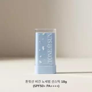 톤핏선 비건 노세범 선스틱 18g SPF50+ PA++++