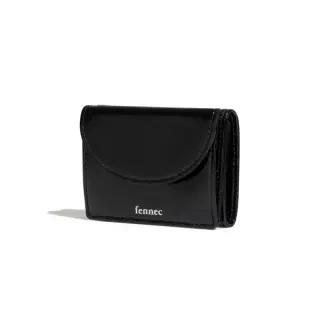 FENNEC CRINKLE HALFMOON MINI 지갑 - BLACK