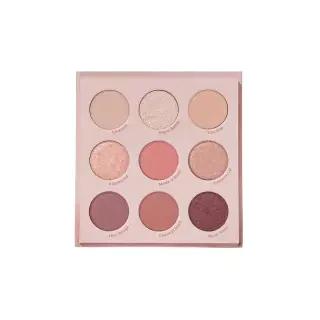 ColourPop Blush Crush Eyeshadow Palette - 메탈릭 및 무광택 마감 처리된 브라운, 골드  핑크 섀도우 팔