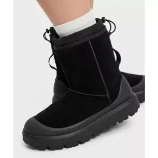 UGG MEN 클래식 숏 웨더 하이브리드 - 블랙 1143992BBLC
