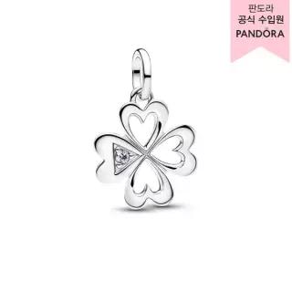 [롯데백화점]판도라 [백화점 보증서 제공] 하트 포 리프 클로버 메달리온 참 793034C01