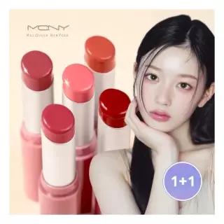 1+1 맥퀸뉴욕 글로우 멜팅 립스틱 컬러 립글로스 누드 코랄 핑크 5컬러 459632