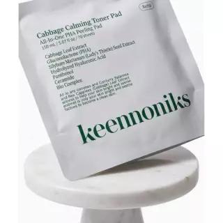 KEENONIKS 양배추 각질 진정 토너패드 리필팩 (70매) 3개