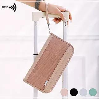 수납 방지 차단 도난 다용도 지갑 RFID 여권 여행 CWFGDFJ1