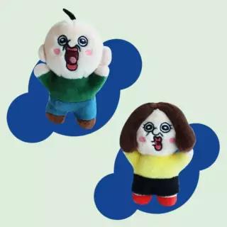 빵빵이의 일상 빵빵이 옥지 냉장고 자석 인형 키링 키홀더 키체인 가방고리 마그넷 13cm