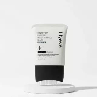 [쏘팔메토/하하 PICK] 릴리이브 그로우턴 엑소좀 브러쉬 앰플 블랙 100ml