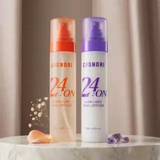 [24H 완벽고정] 코스노리 24온 메이크업 픽서 120ml (파워스테이/글로우레이어)