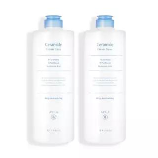 아브카 [1+1] 세라마이드 대용량 크림 토너 1000ml